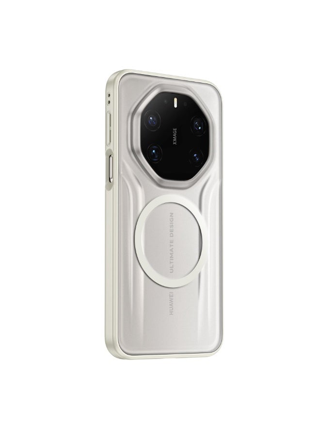 Magnetic Case for Huawei Mate 80 RS Ultimate 5G 【Support Wireless Charging】 Translucent Frosted Matte Case Anti-Fingerprint Airbag Protection PC+TPU Shockproof Cover - Image 1